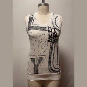 Stussy Girls Private Tank – White Size M